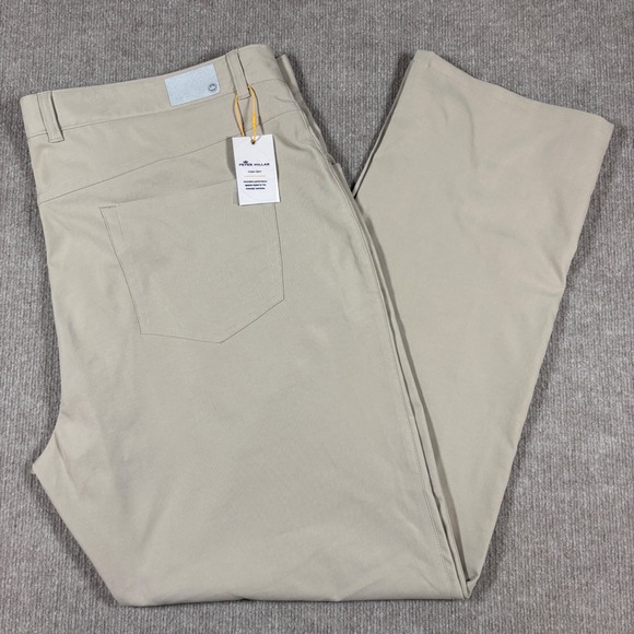 Peter Millar EB66 Khaki Performance Pants Men's‎ Size 46x34 NWT